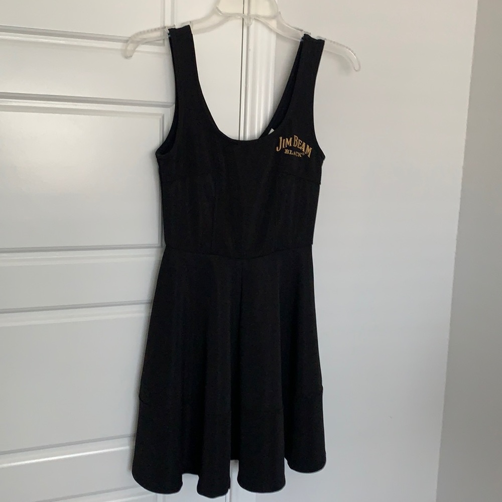 Black Jim Beam dress